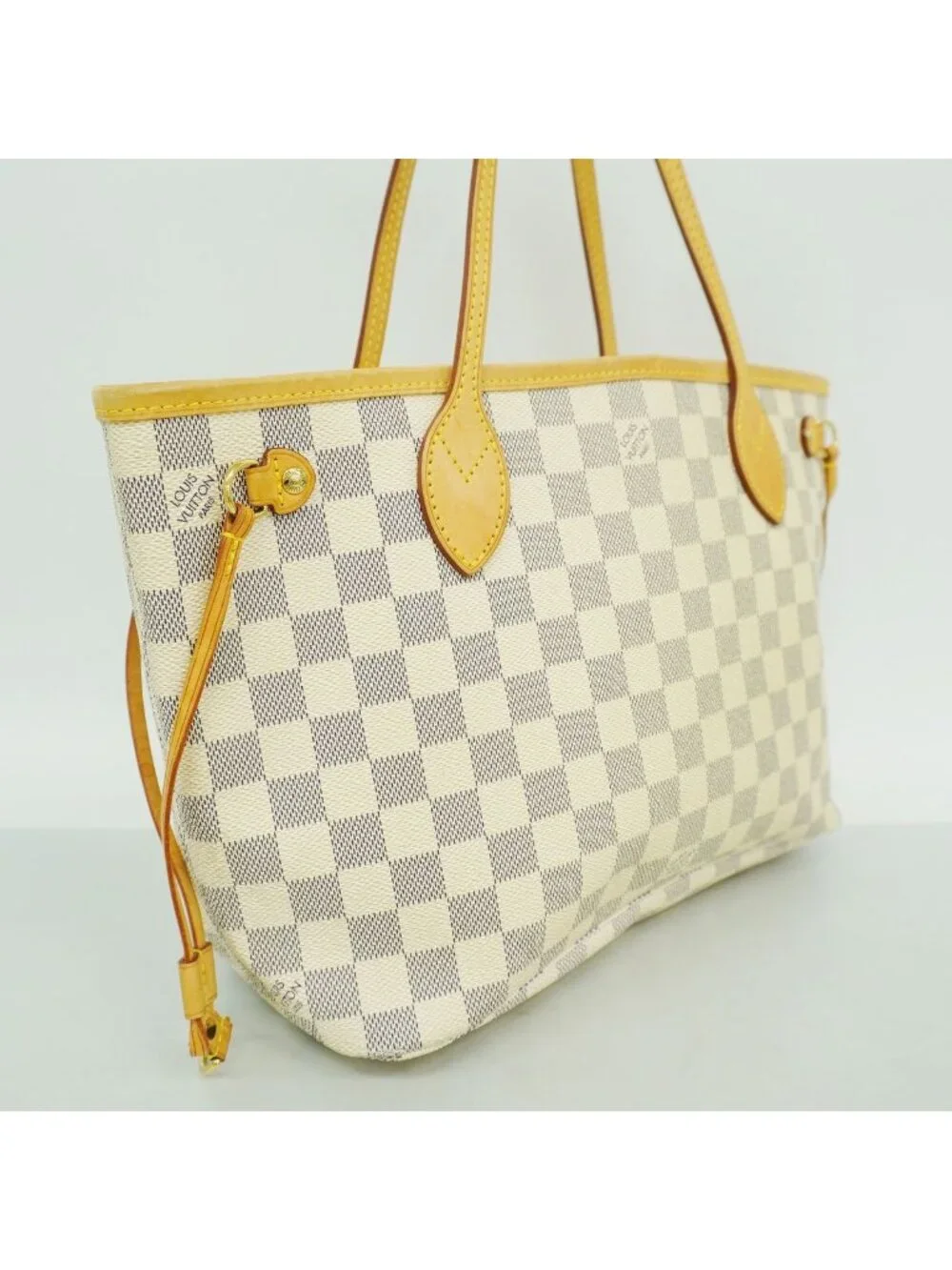 Louis Vuitton Tote Damier Azur Neverfull PM White